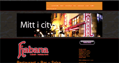 Desktop Screenshot of lahabana.se